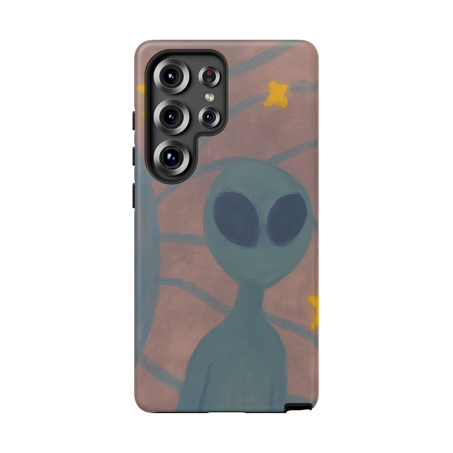 Alien-Themed Phone Case, Unique Designs for Sci-Fi Lovers, Gifts for Space Fans, Stylish Mobile Protector, Halloween Accessories, Space Art