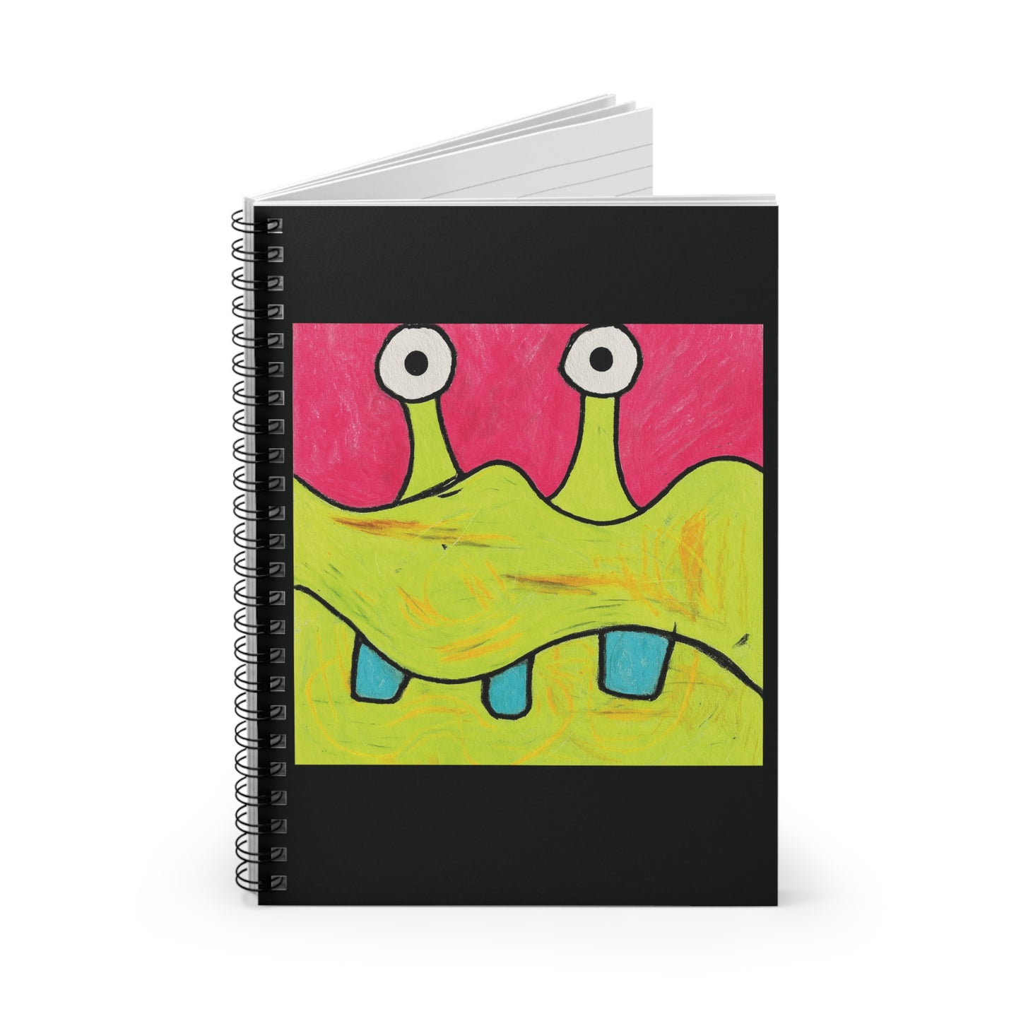 Playful Monster Spiral Notebook - Ruled Lines, Cute Journal for Kids, Fun School Supplies, Creative Writing, Art Sketchbook