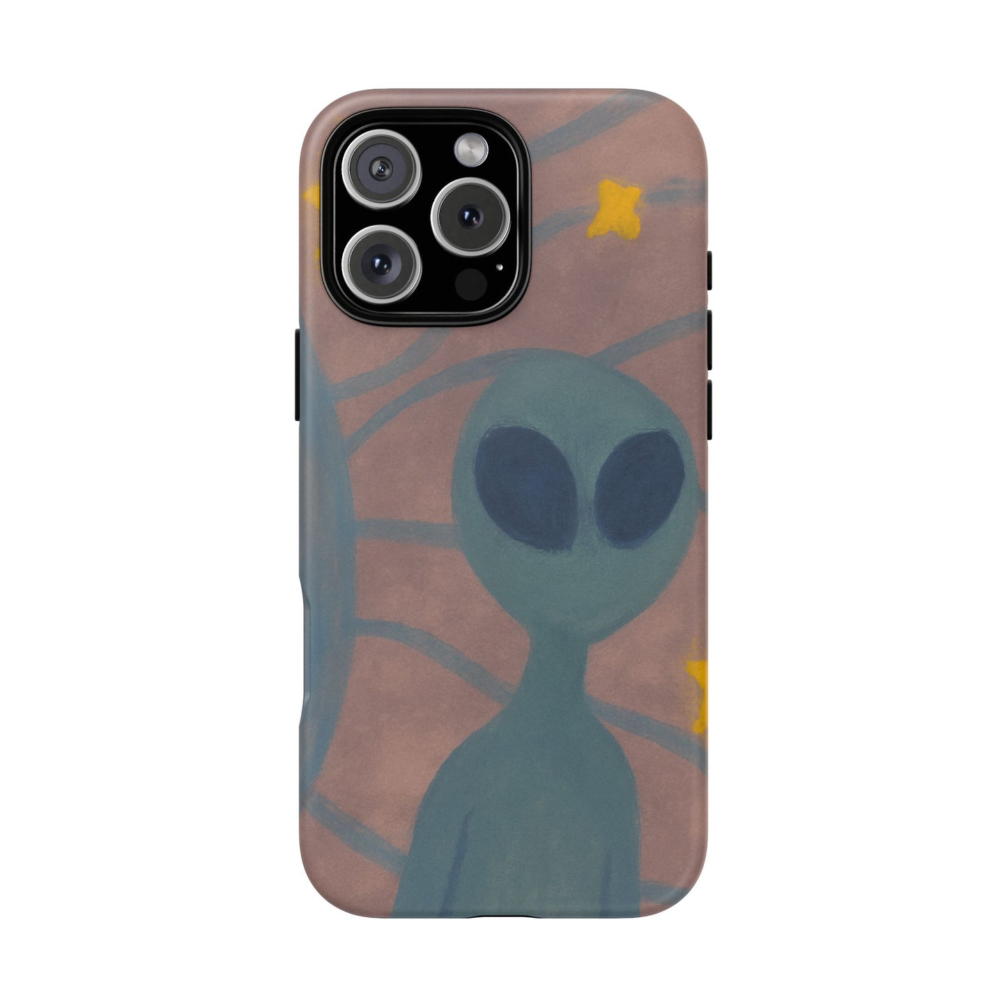 Alien-Themed Phone Case, Unique Designs for Sci-Fi Lovers, Gifts for Space Fans, Stylish Mobile Protector, Halloween Accessories, Space Art