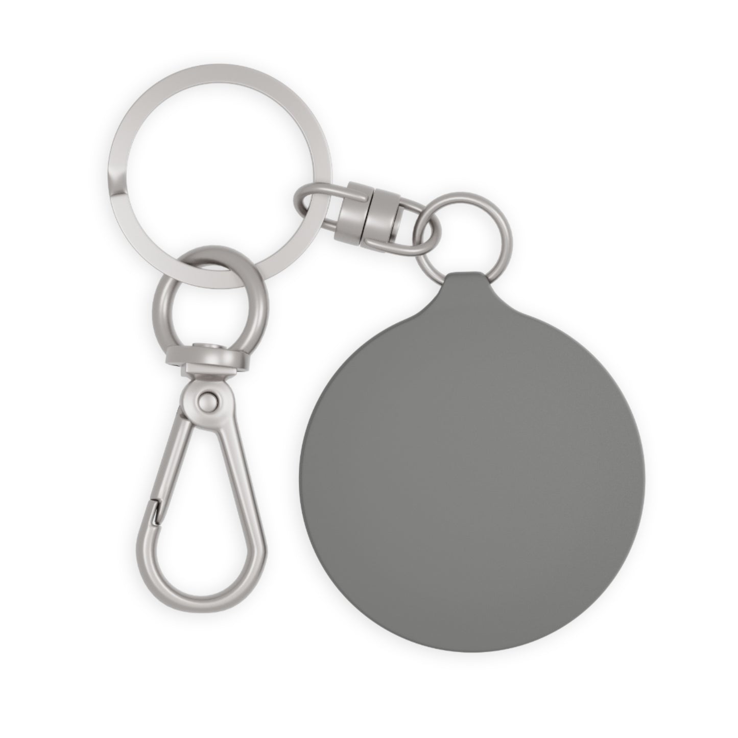 Moonlit Forest Keyring Tag — Celestial Tree Silhouette Keychain