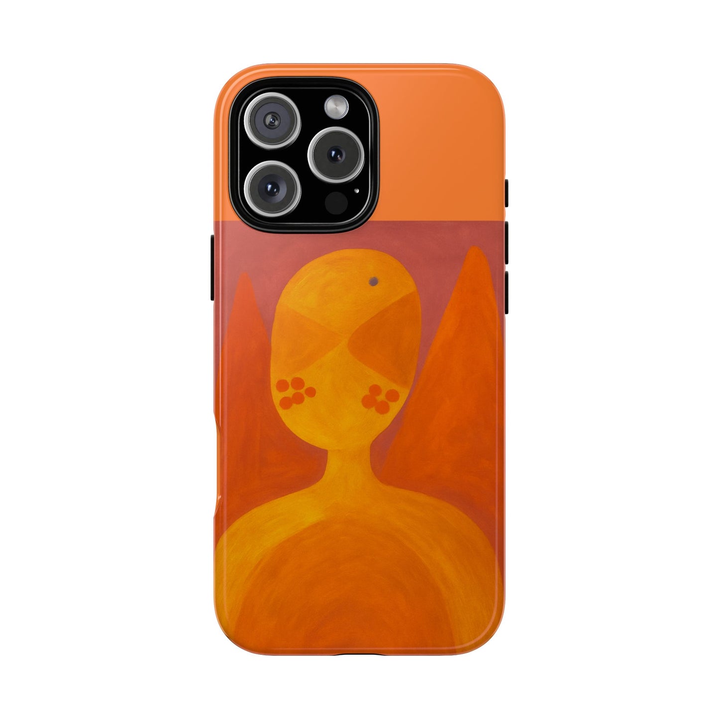 Orange Symbiote -  Phone Case, Orange Abstract Design, Tough Cases for Protection, Gift for Art Lovers, Modern Decor, Unique Accessories