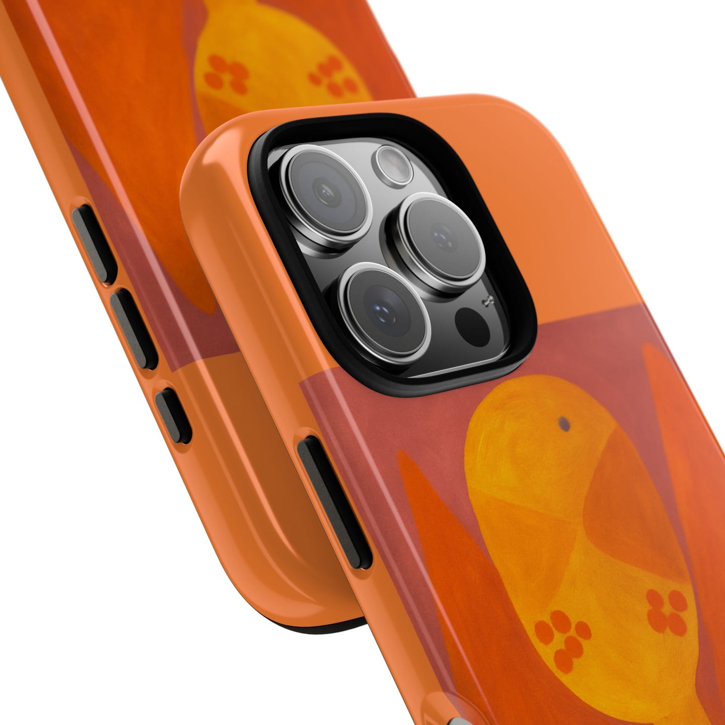 Orange Symbiote -  Phone Case, Orange Abstract Design, Tough Cases for Protection, Gift for Art Lovers, Modern Decor, Unique Accessories