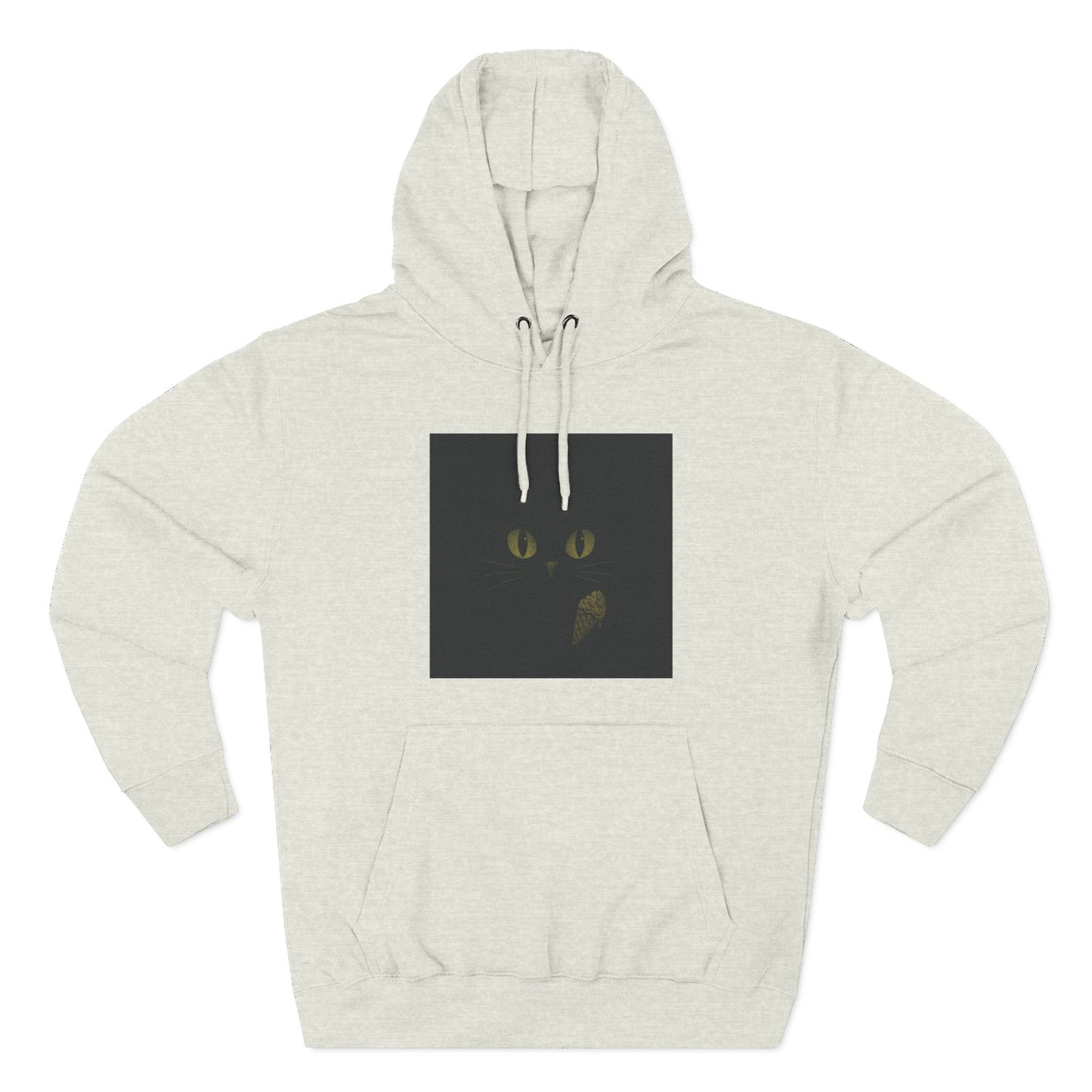 Three-Panel Fleece Hoodie