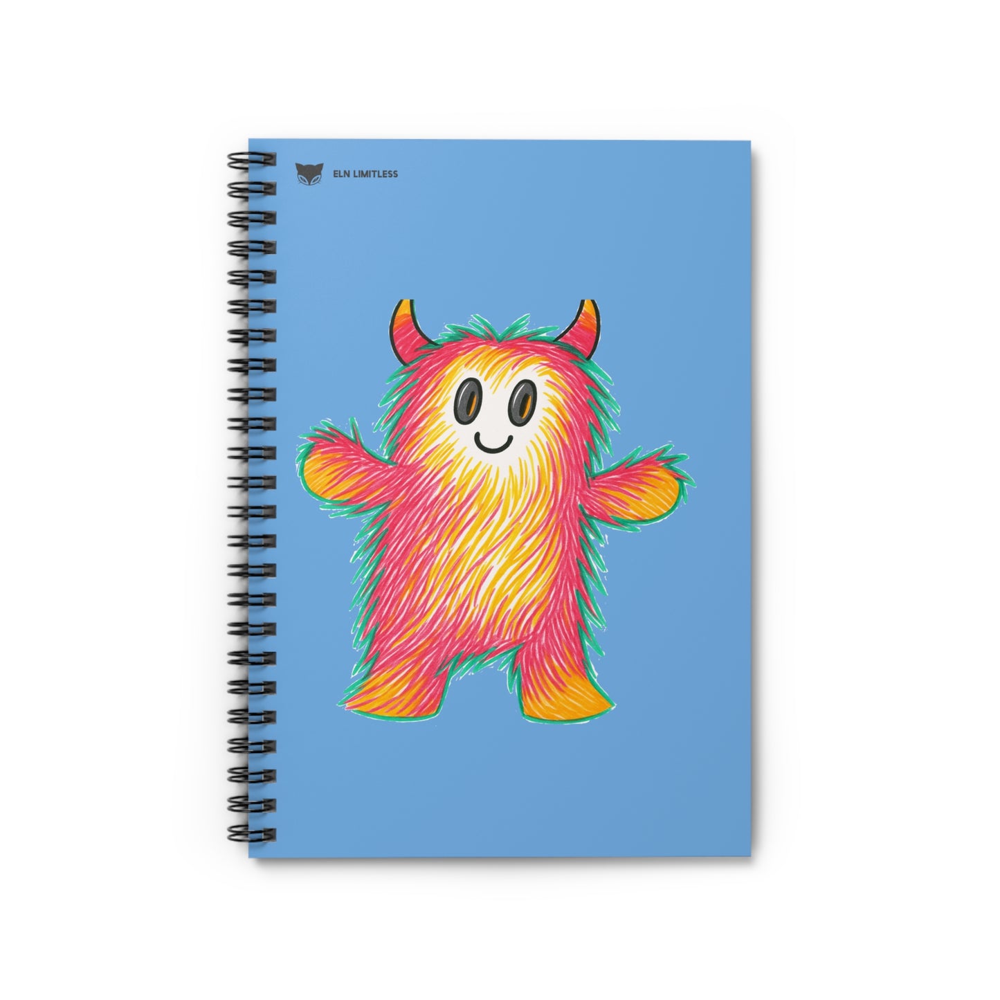 Colorful Monster Spiral Notebook - Fun & Whimsical Design for Kids and Adults, Great for School or Journaling, Back to School Gifts, [...]