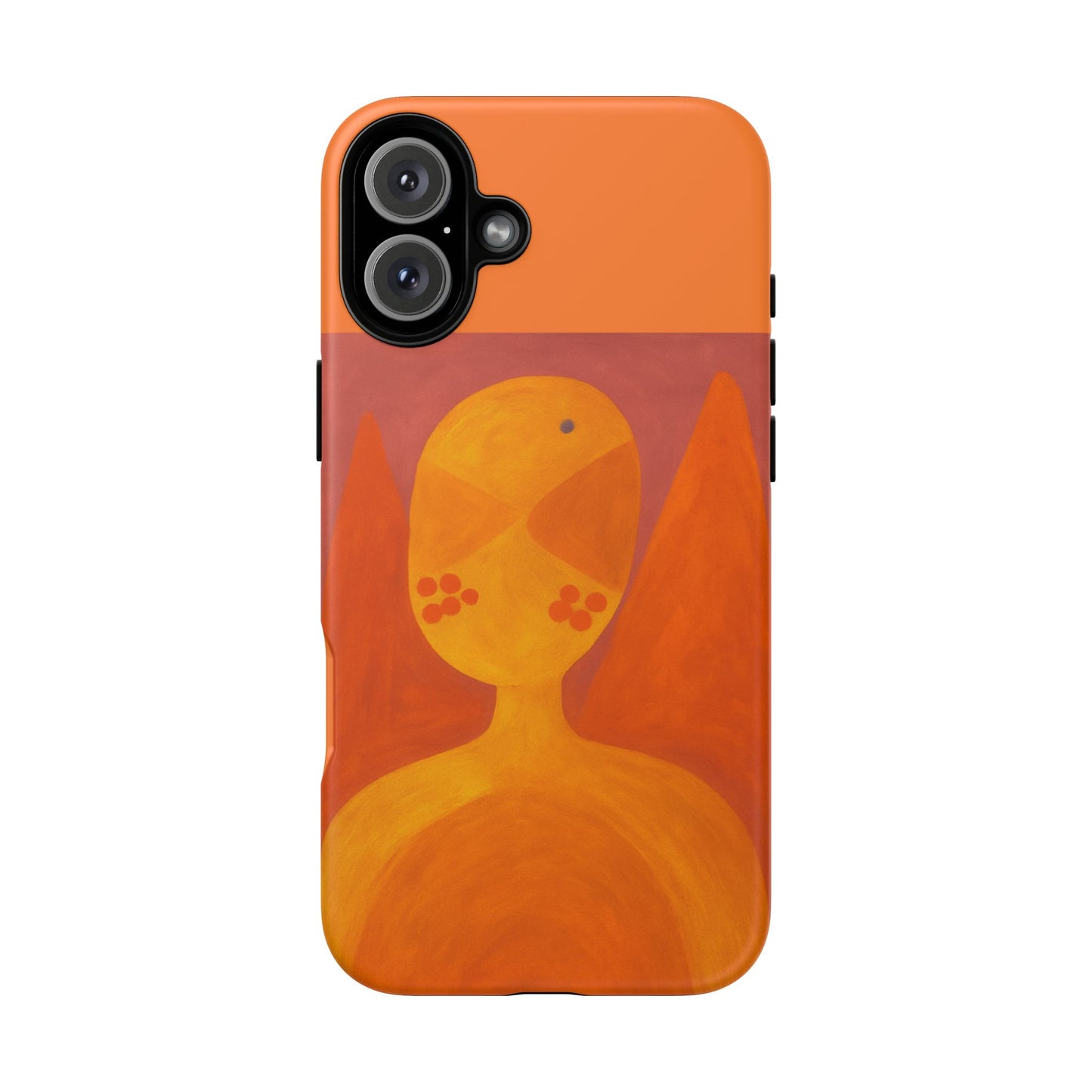 Orange Symbiote -  Phone Case, Orange Abstract Design, Tough Cases for Protection, Gift for Art Lovers, Modern Decor, Unique Accessories