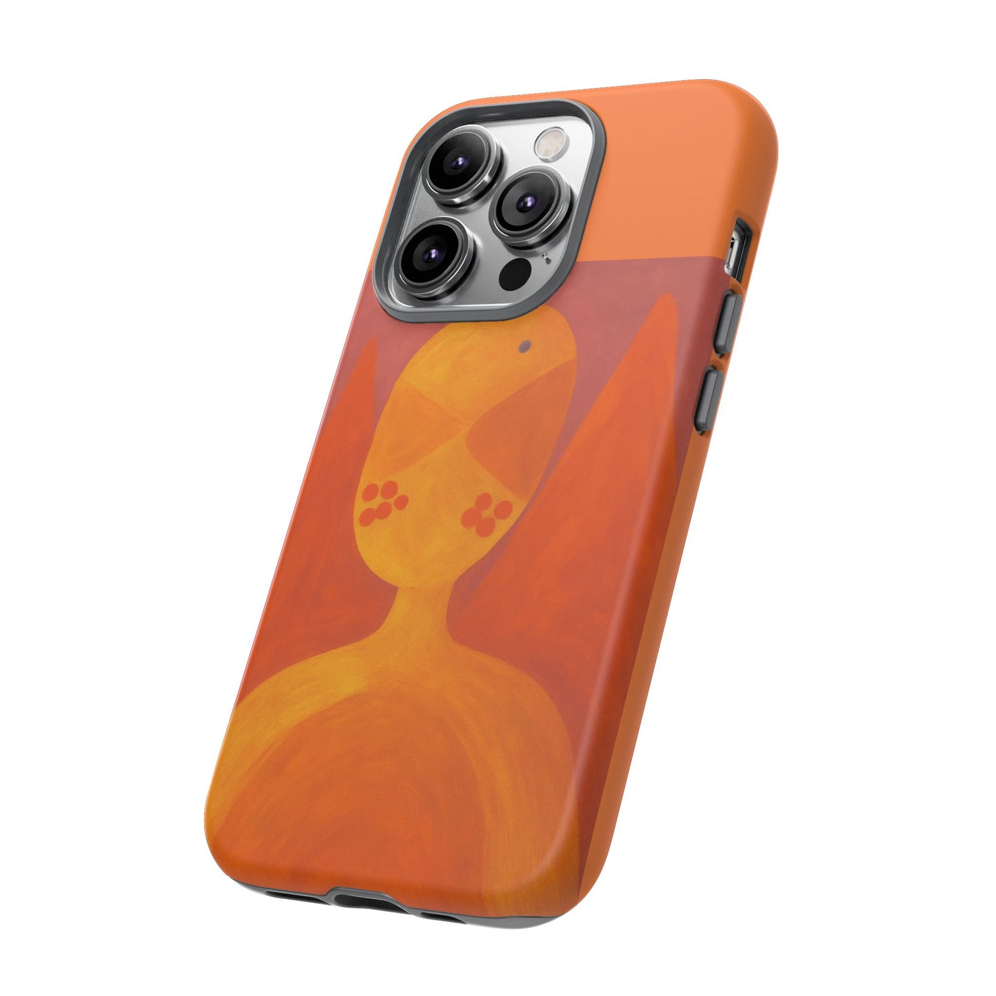 Orange Symbiote -  Phone Case, Orange Abstract Design, Tough Cases for Protection, Gift for Art Lovers, Modern Decor, Unique Accessories