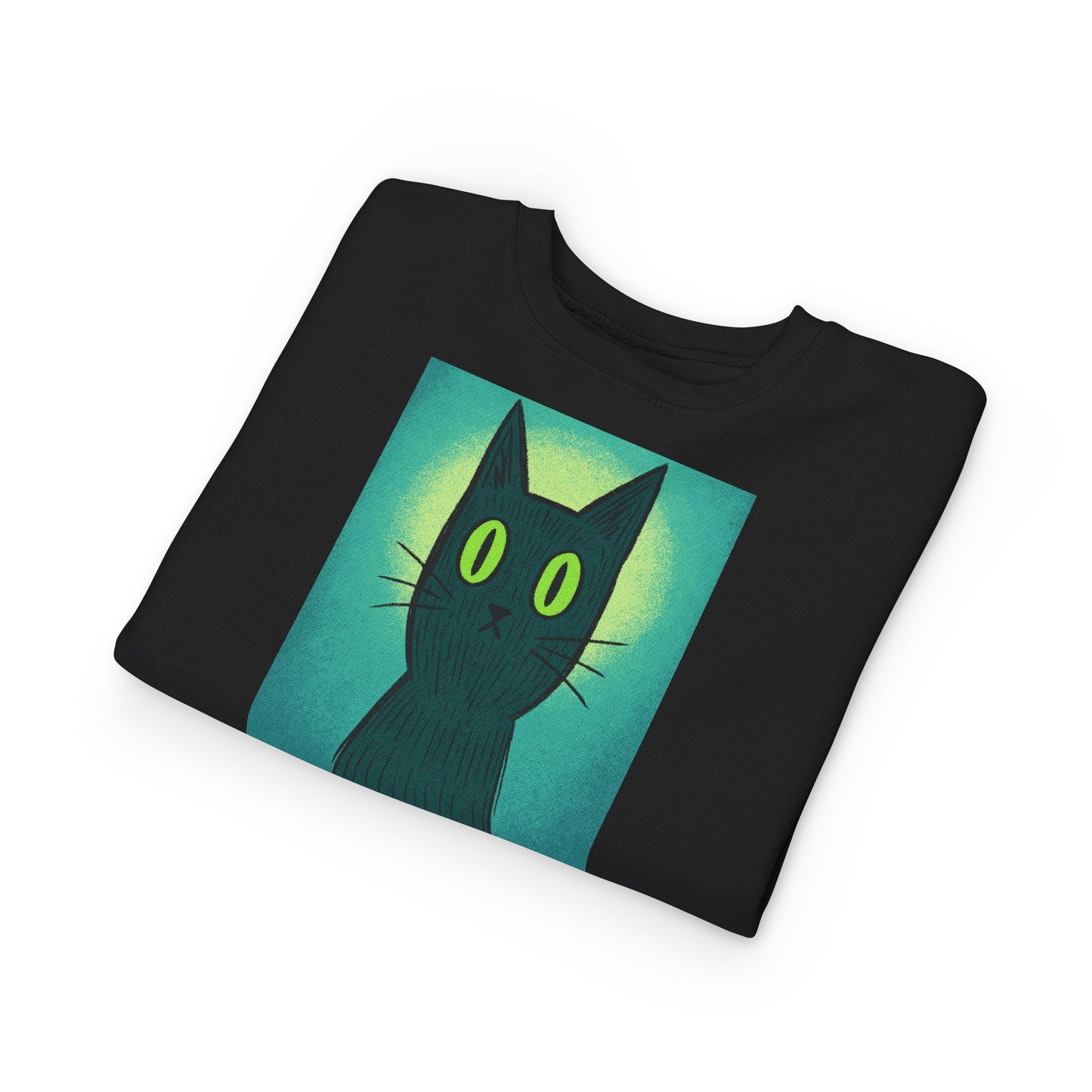 Kids' Cat Graphic Sweatshirt - Adorable Toddler Apparel