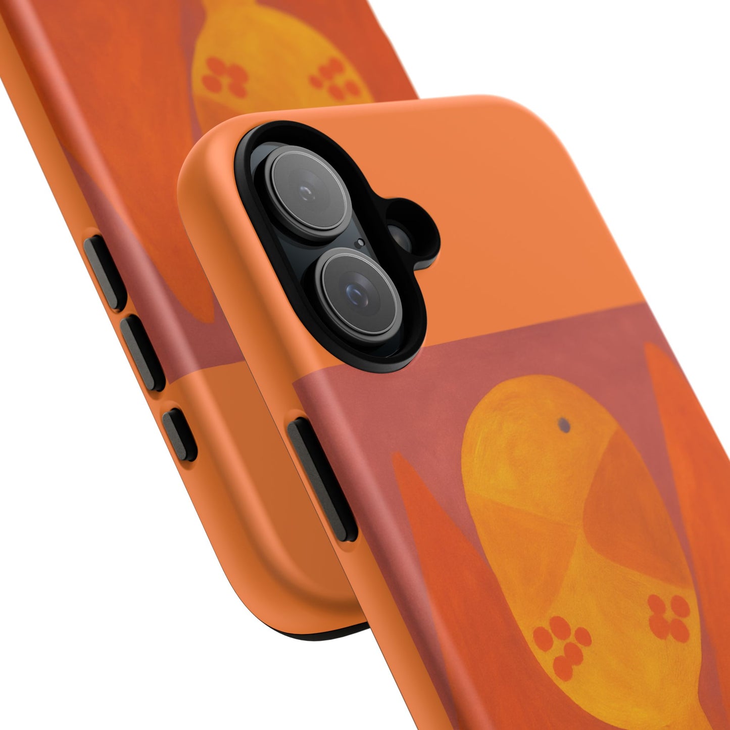 Orange Symbiote -  Phone Case, Orange Abstract Design, Tough Cases for Protection, Gift for Art Lovers, Modern Decor, Unique Accessories