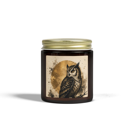 Owl Moon Coconut Apricot Scented Candle — 4oz/9oz Jar