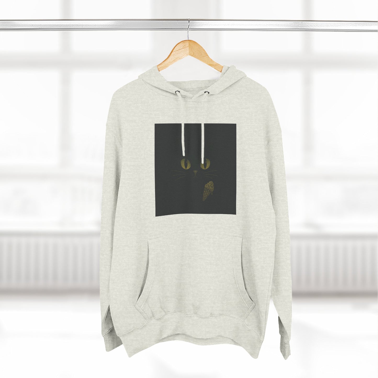 Three-Panel Fleece Hoodie