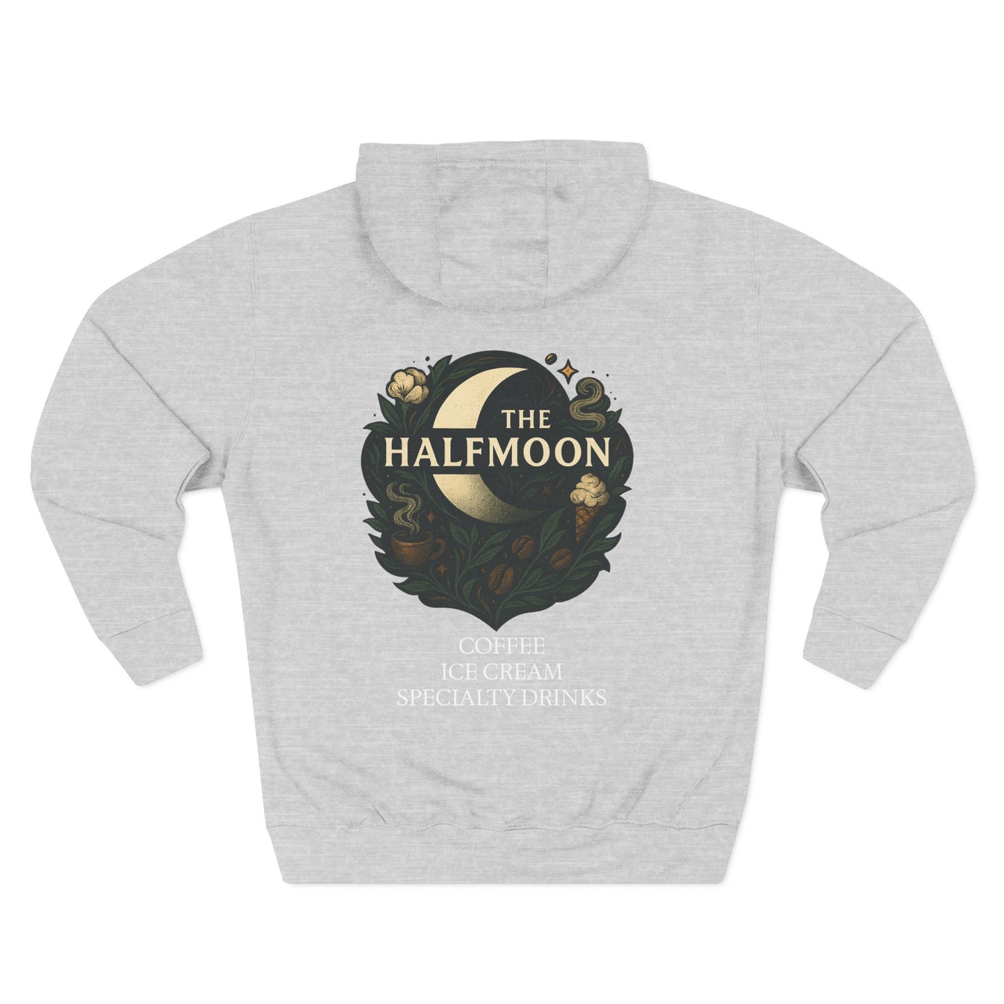 Three-Panel Fleece Hoodie