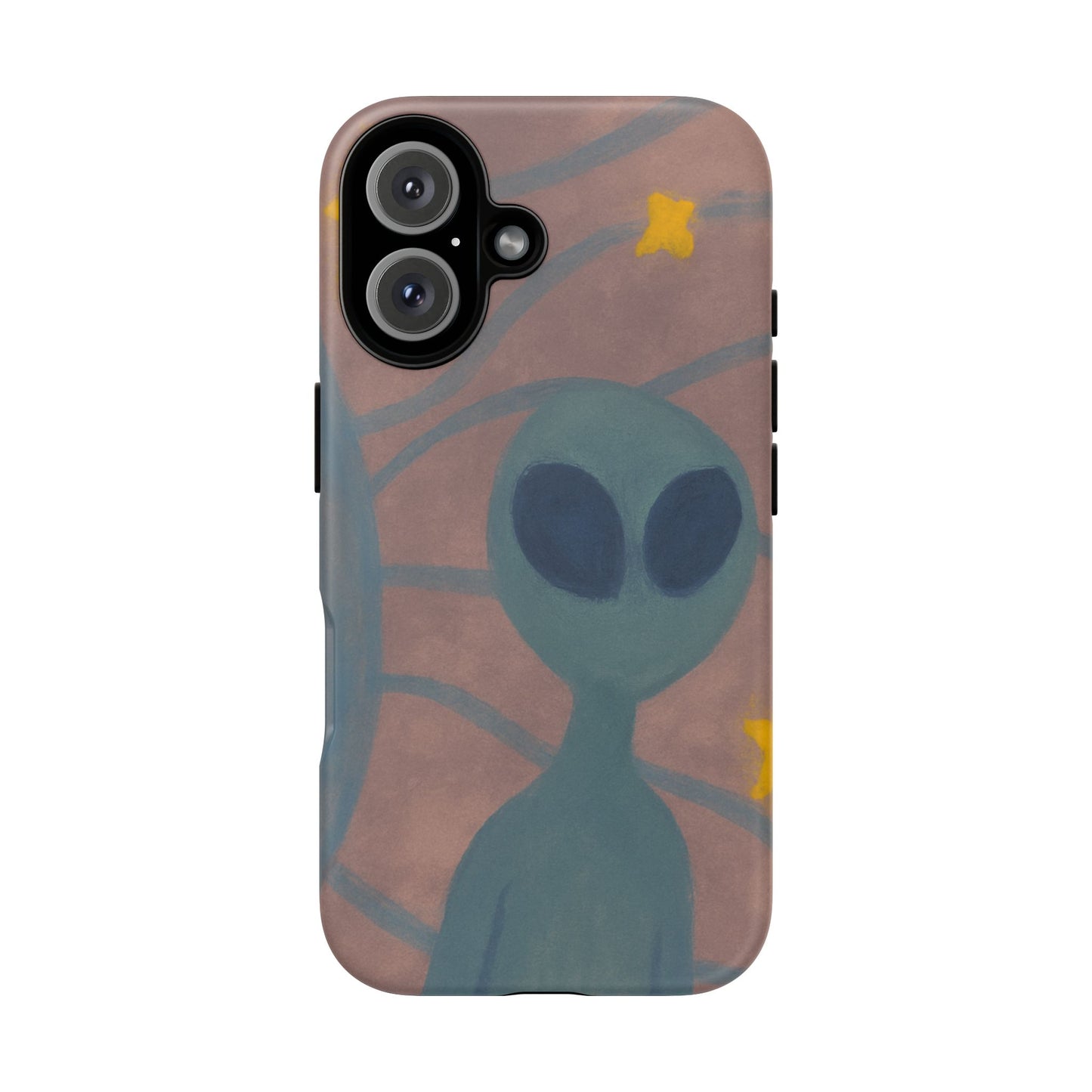 Alien-Themed Phone Case, Unique Designs for Sci-Fi Lovers, Gifts for Space Fans, Stylish Mobile Protector, Halloween Accessories, Space Art