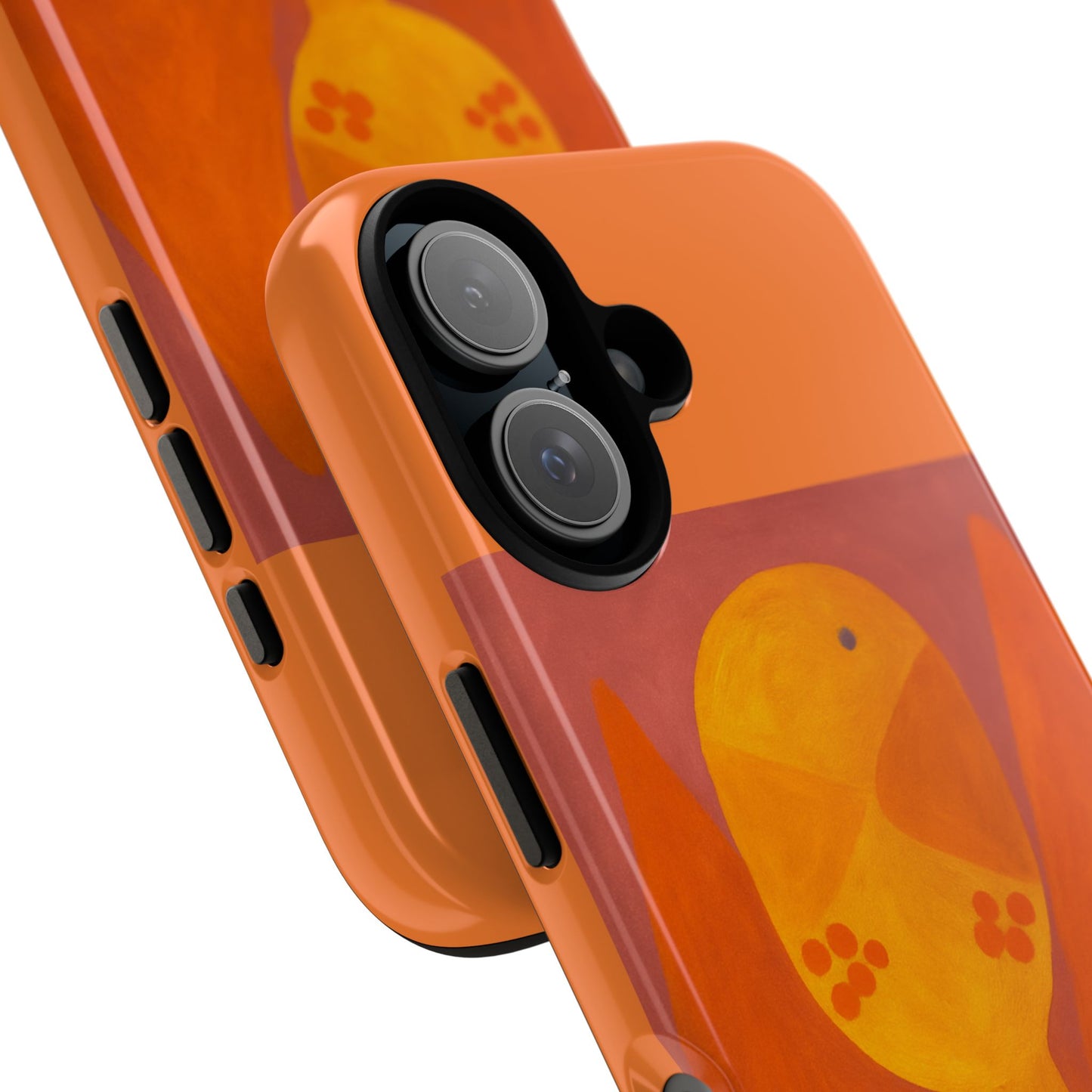 Orange Symbiote -  Phone Case, Orange Abstract Design, Tough Cases for Protection, Gift for Art Lovers, Modern Decor, Unique Accessories