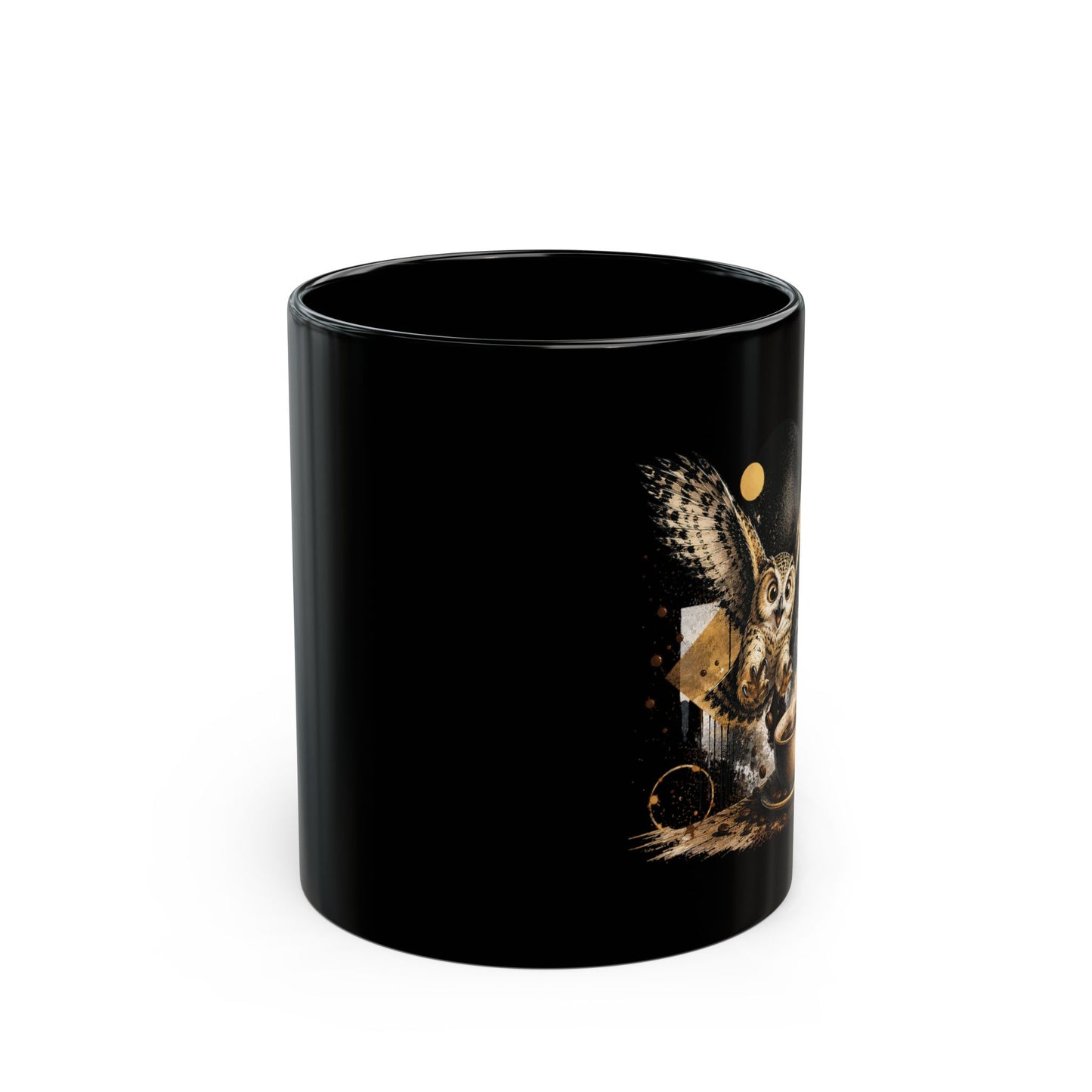 Mystic Owl Coffee Mug — Night Owl Ceramic Mug (11oz & 15oz)