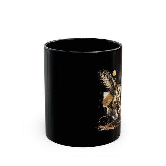 Mystic Owl Coffee Mug — Night Owl Ceramic Mug (11oz & 15oz)