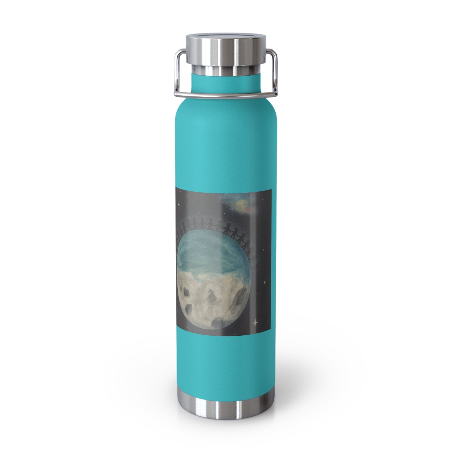 Moonlit Adventure Thermal Bottle, Insulated Water Flask, Travel Bottle, Outdoor Hydration, Gift for Nature Lovers, Camping Essentials